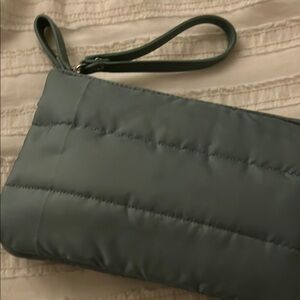 Cynthia Rowley Light Turquoise Quilted Wristlet